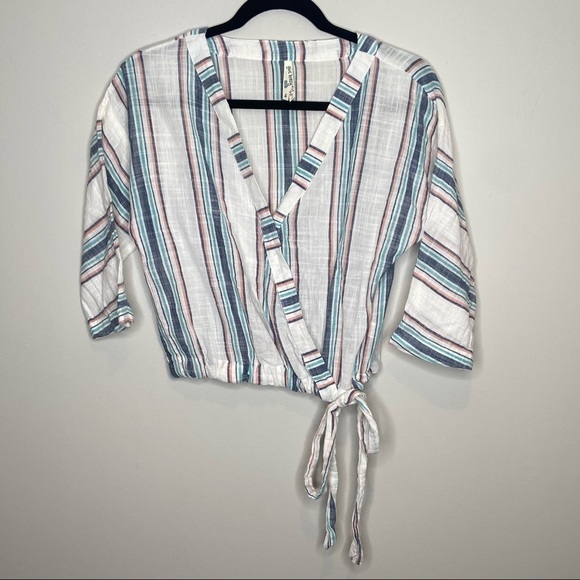 Tops - Women’s 100% cotton striped top size small